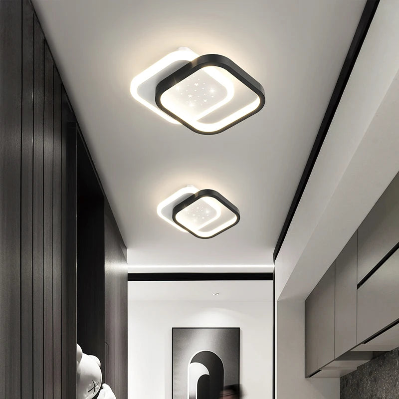 plafonnier led minimaliste moderne pour extérieur - vue 4 sur 14