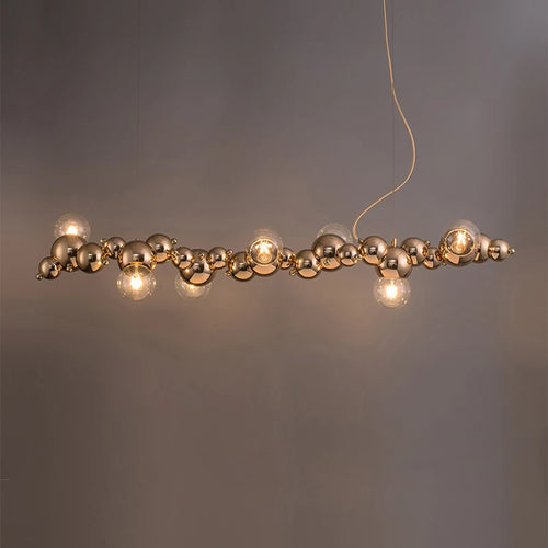 lustre led design moléculaire à intensité variable tendance 2024 - vue 2 sur 16
