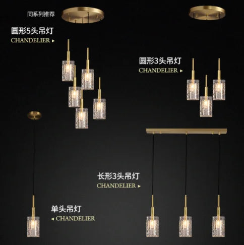 lustre en cristal doré design pour intérieur élégant et moderne - vue 11 sur 11