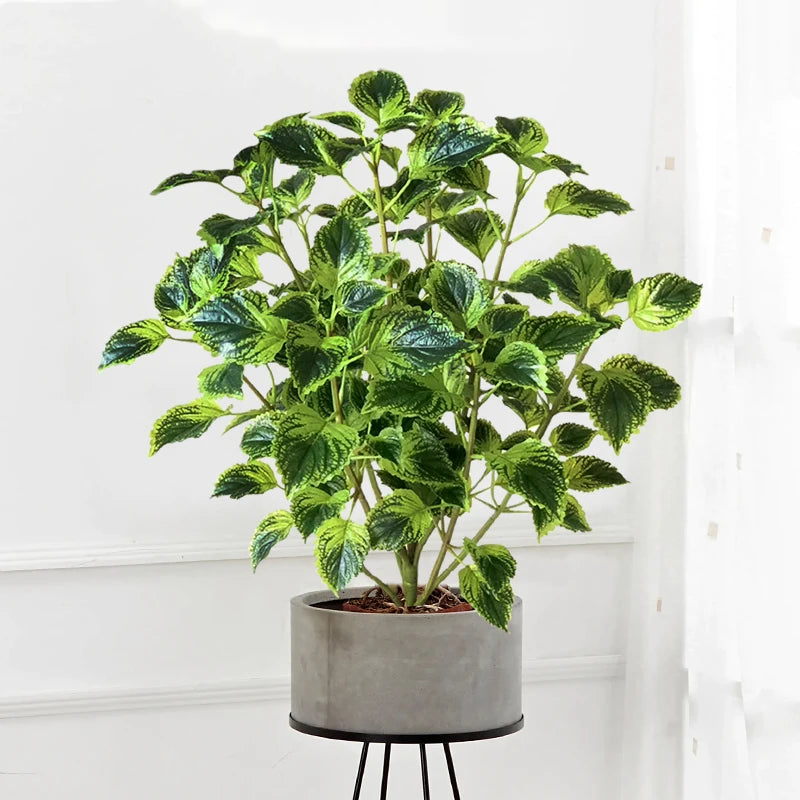 plantes artificielles d'eucalyptus et menthe tropicale pour décoration intérieur - vue 3 sur 8