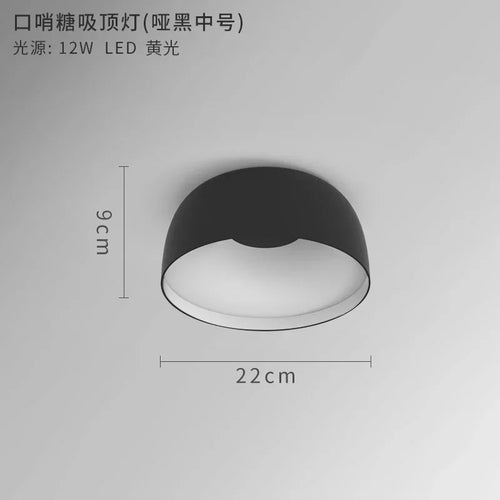 plafonnier nordique led pour éclairage intérieur moderne - vue 14 sur 15