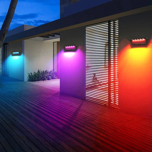 lot de 2 lampes solaires extérieures 5 led étanche intelligentes - vue 10 sur 10