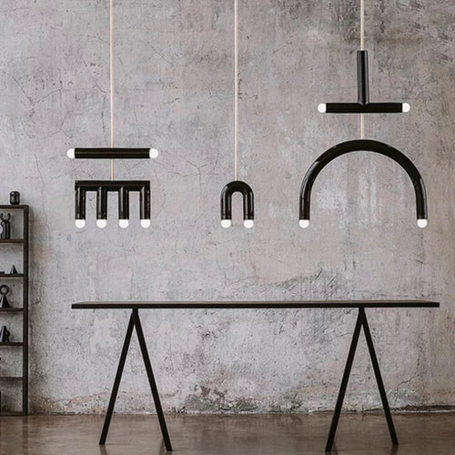 Magnifique lampe suspendue arc-en-ciel E14 - vue 4 sur 23