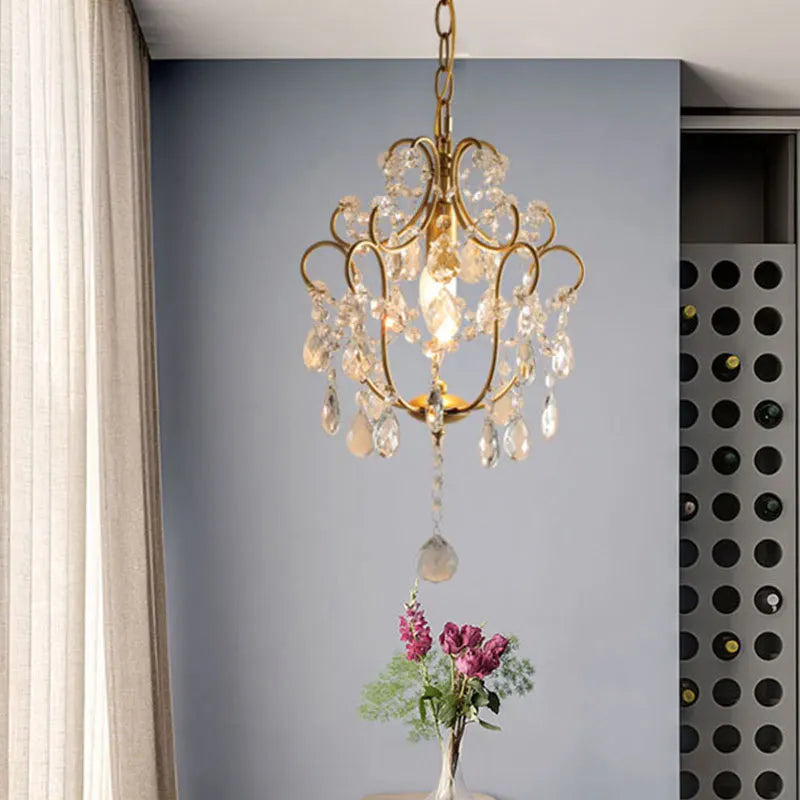 lustre en cristal américain rétro pour décoration intérieure élégante - vue 4 sur 6