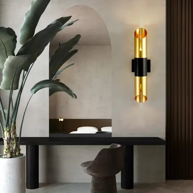 applique murale nordique moderne à double tête décorative - vue 3 sur 7