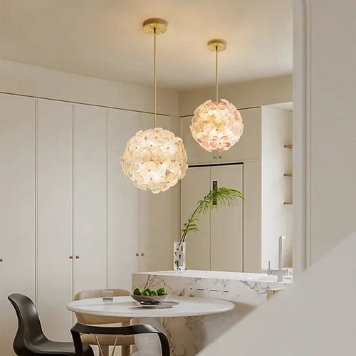 suspension moderne en verre pour décoration intérieure design rétro - vue 4 sur 14