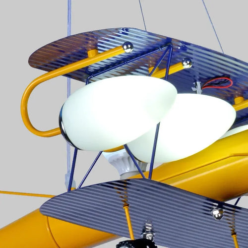 plafonnier led en forme d'avion moderne pour chambre d'enfant - vue 7 sur 7