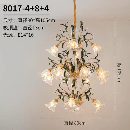 lustre moderne à double style pour bâtiment et hôtel - vue 6 sur 12