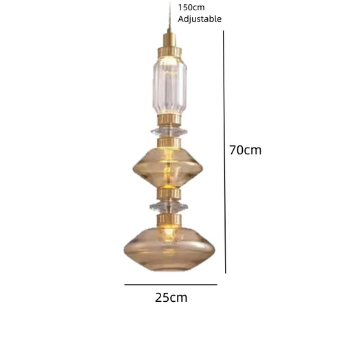 lustre led avec collocation gratuite et fil réglable - vue 11 sur 14