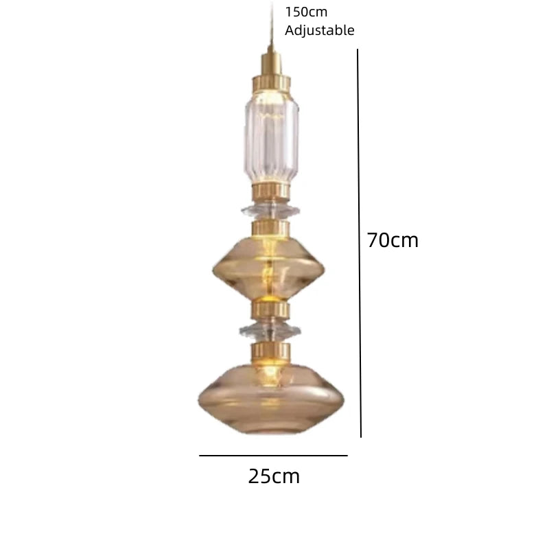 lustre led avec collocation gratuite et fil réglable - vue 11 sur 14