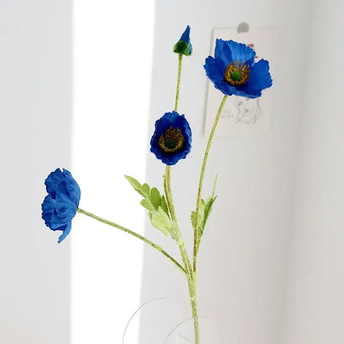fleurs artificielles coquelicots pour mariage et décoration intérieure - vue 14 sur 25