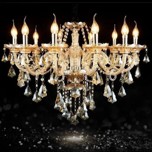 lustre en cristal moderne pour décoration intérieure élégante - vue 5 sur 15