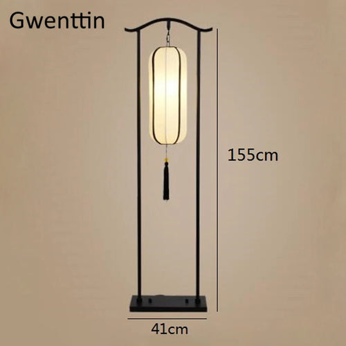 lampadaire classique en tissu pour décoration intérieure - vue 9 sur 13