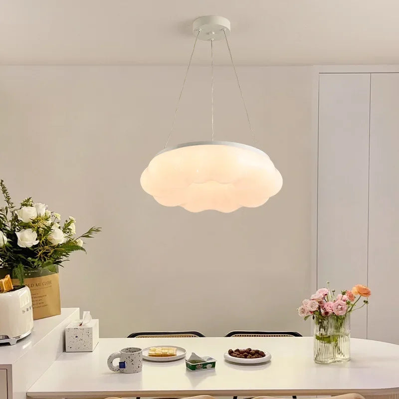 plafonnier led moderne en forme de nuage pour décoration intérieure - vue 5 sur 12