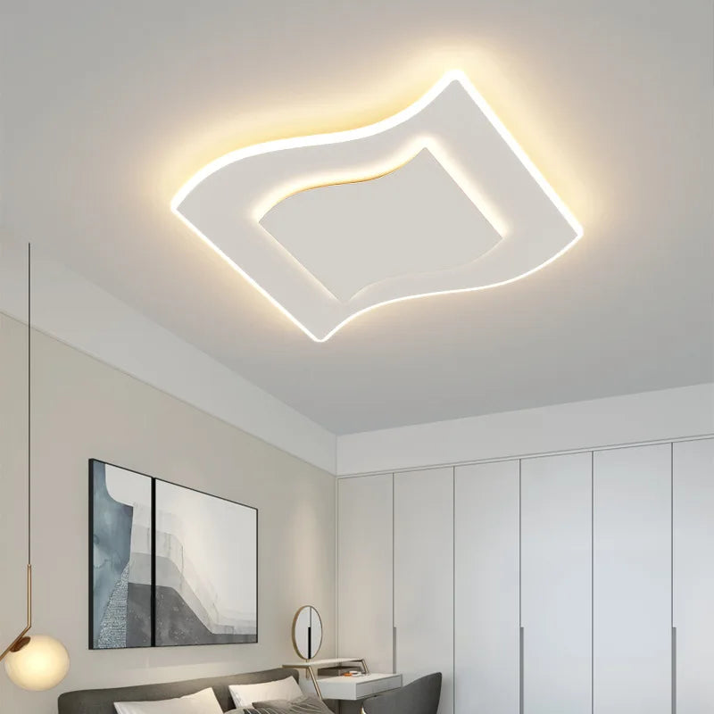 plafonnier moderne à leds pour intérieur cuisine et restaurant - vue 3 sur 12