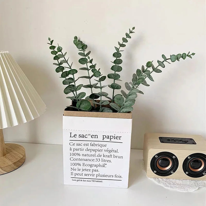 lot de 20 tiges d eucalyptus artificielles pour décorations festives - vue 3 sur 8
