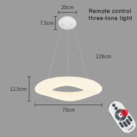 lustre moderne nordique nuage led décoration suspendue