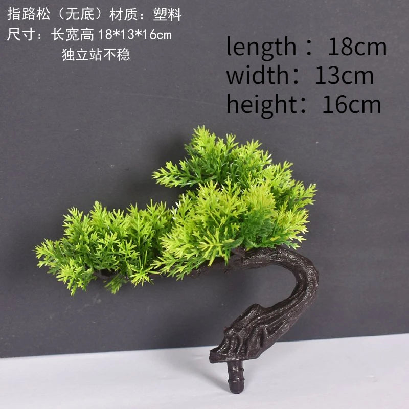 plante artificielle bonsaï en plastique pour décoration intérieure - vue 10 sur 41