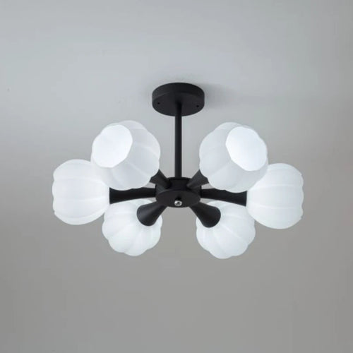 plafonnier led suspendu design nordique moderne luminaire décoratif d'intérieur - vue 2 sur 12