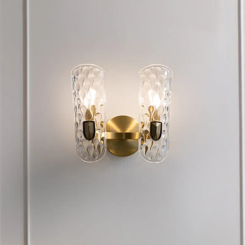applique murale en cristal design bouclier luxe pour intérieur décoratif - vue 3 sur 8