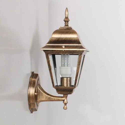 Vintage Applique E27 Ampoule Applique Luminaires Noir Bronze MUR LED Lumières Extérieur Porche Maison Maison Cour Éclairage De Jardin - vue 4 sur 9