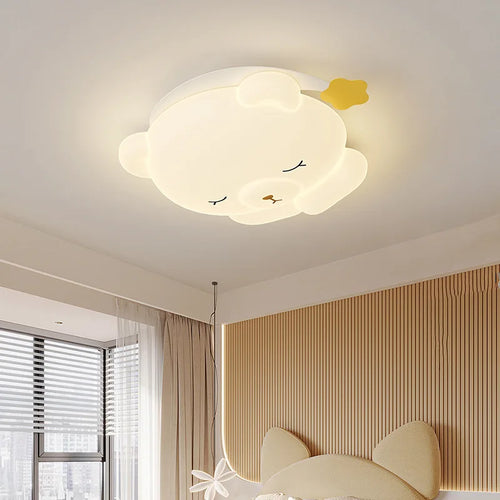 plafonnier ours mignon lampe pour chambre d'enfant moderne et romantique - vue 2 sur 9