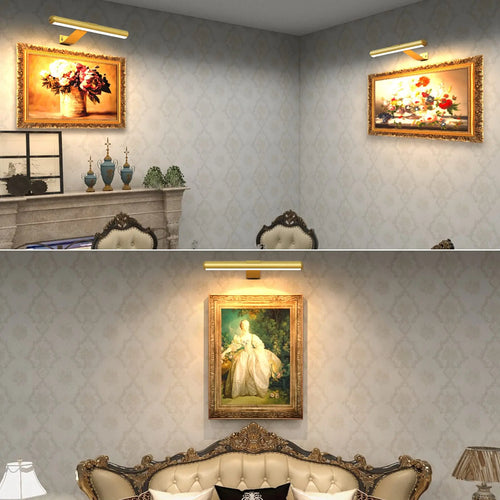 lumière murale led rechargeable pour peintures et jeu de fléchettes - vue 7 sur 9