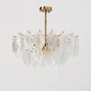 lustre moderne en verre pour décoration intérieure élégante et raffinée