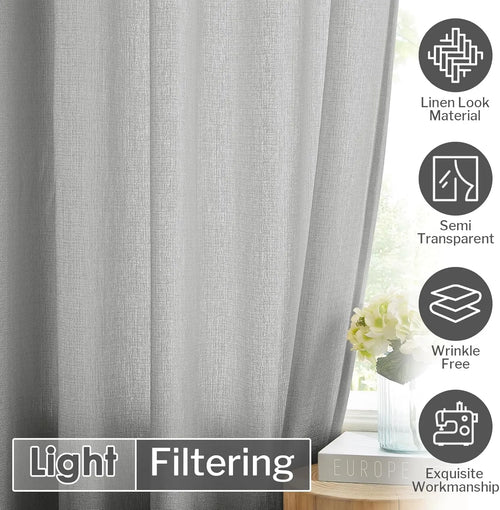 Voilage tulle uni sur mesure pour chambre salon - vue 10 sur 9