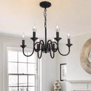 lustre rustique classique en fer pour décoration intérieure