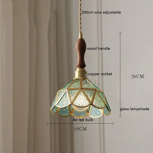iwhd lampe à main led moderne en verre cuivre papillon - vue 23 sur 28