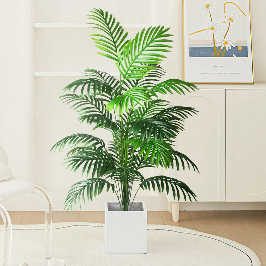 grand palmier artificiel feuillage tropical décoration intérieure extérieure - vue 3 sur 11