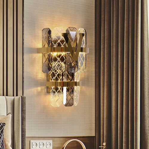 applique murale en cristal post-modernes style nordique simple - vue 2 sur 14