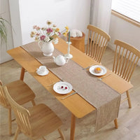 Chemin de table rouge polyester uni decoration noel