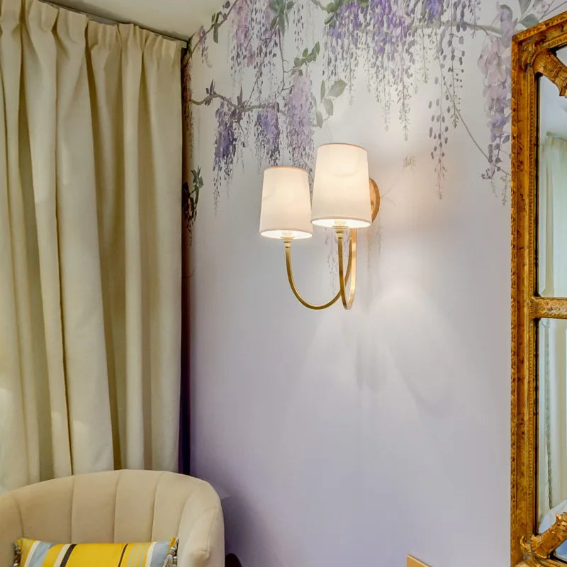 Appliques murales modernes intérieur en laiton applique pour chambre salon applique murale décor à la maison chevet applique murale éclairage - vue 4 sur 9