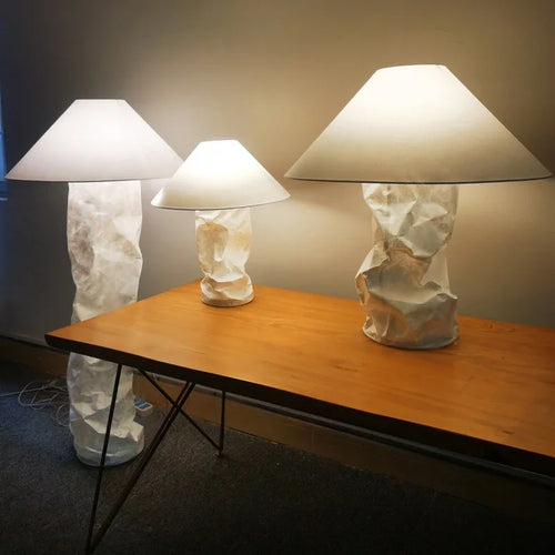 Nordic Designer Paper Table Desk Lamp Danish Floor Light for Living Room Bedroom - vue 2 sur 9