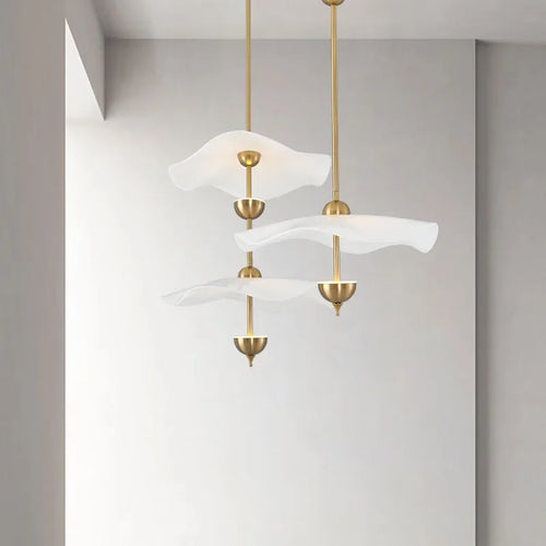 lustre créatif nordique en forme de lotus pour décoration intérieure - vue 3 sur 10