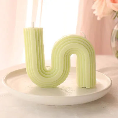 bougies parfumées géométriques en forme de u pour décoration intérieure - vue 22 sur 27
