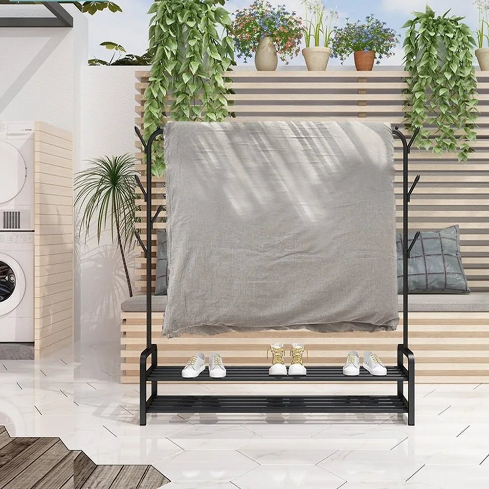 porte-manteaux sur poteau grande capacité pour vêtements et accessoires - vue 3 sur 7