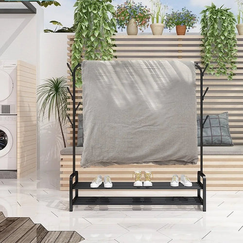 porte-manteaux sur poteau grande capacité pour vêtements et accessoires - vue 3 sur 7