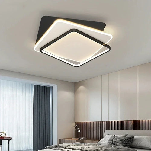 plafonnier led suspendu design moderne luminaire décoratif d'intérieur - vue 2 sur 15