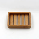 porte-savon en bois de bambou naturel pour rangement et organisation