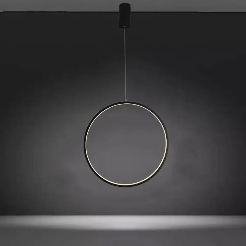 suspension circulaire à led pour intérieur moderne - vue 8 sur 8