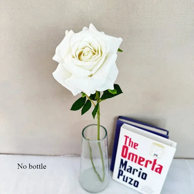 fleurs artificielles roses pour décoration intérieure élégante et moderne - vue 11 sur 16