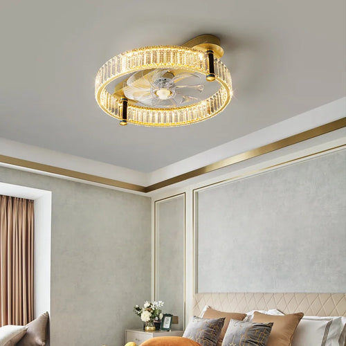 plafonnier moderne en cristal lumineux pour intérieur élégant - vue 3 sur 9