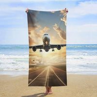 serviette de plage carreaux grand format anti sable