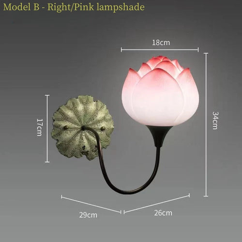 Applique murale Led en forme de Lotus - vue 10 sur 16