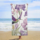 serviette de plage carreaux style leger anti sable