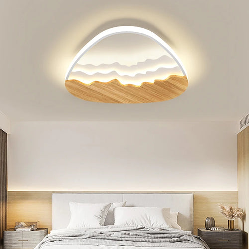 plafonnier style bois moderne minimaliste pour toute la maison - vue 5 sur 11