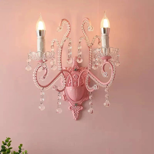 applique murale LED cristal scandinave créatif pour chambre enfants - vue 3 sur 8